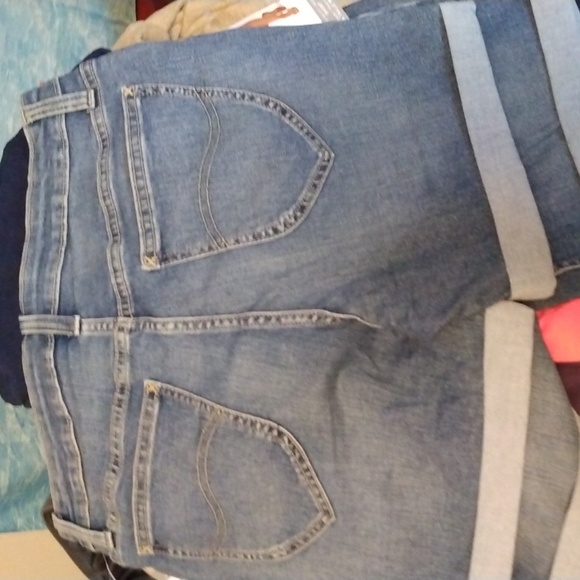 Lee riders women's blue jeans short Sz 10 Medium - Picture 8 of 17